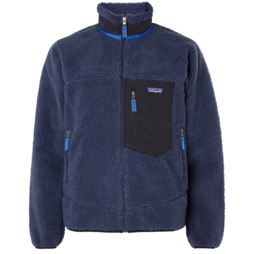 Patagonia Men's Classic Retro-X Fleece Jacket NAVY - Medium - Picture 2 of 9